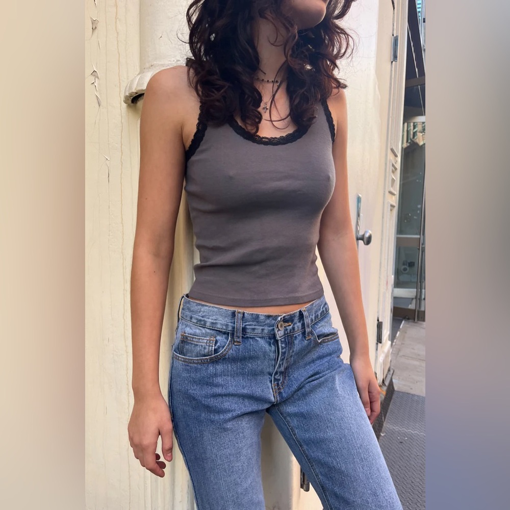 Brandy Melville Ronnie lace long tank top xs/s